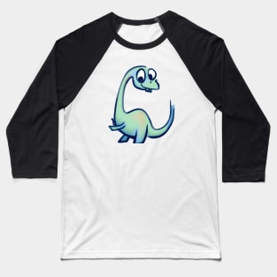 Cute Dinosaur Drawing Baseball T-Shirt